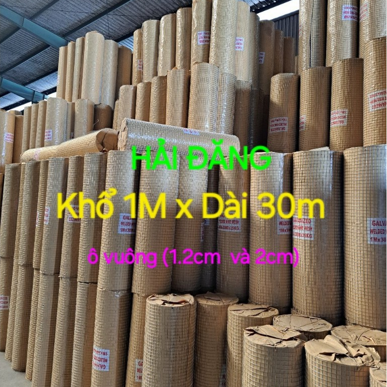 (khổ cao 1M và khổ cao1,2M x 30M)Lưới chì ,Lưới ô vuông chấm chì chồng rỉ sét lưới mắt ô 1,2cm và 2c