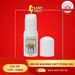 Lăn khử mùi đá khoáng Soft Stone Nhật Bản 20g