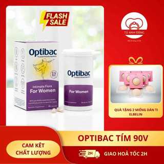 Optibac Probiotics màu tím 90 viên