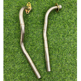 Cổ Pô Inox 304 Lắp Cho Wave Alpha 50cc-100cc-110cc, S110, Rsx, Blade 110 Mã AH2