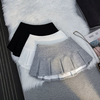 Chân váy xếp ly lưng cao HÀNG LOẠI ĐẸP chân váy xoè xếp ly lưng cao chất vải thun da cá mềm 0005 XEP LY TRON