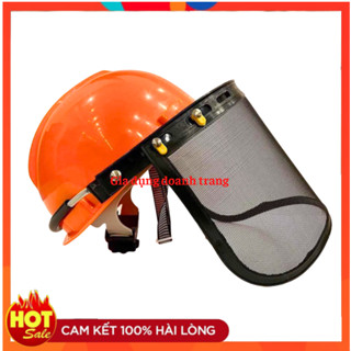 Mũ bảo hộ cắt cỏ, Mũ phát cỏ tấm chắn lưới nhựa cho máy cắt cỏ