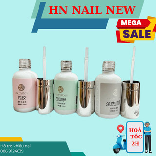 base top cứng móng Hoa Hồng bản nâng cấp 20ml(Chính Hãng )bộ liên kết siêu bền siêu bóng