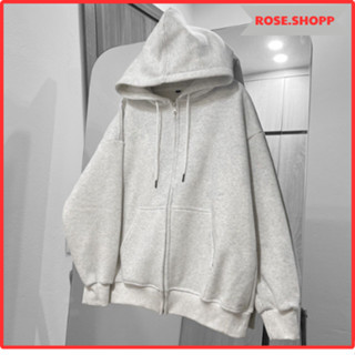 ÁO KHOÁC HOODIE NỈ TRƠN CÓ KHÓA CHẤT NỈ 2 LỚP , FROM CHUẨN NAM NỮ 046