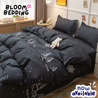 Bộ Chăn Ga Gối Cotton Poly 4 món - Cây thông đen - BLOOM BEDDING - Đủ kích thước đệm