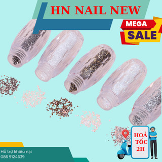 hũ đá rắc trang trí móng tay HN NAIL NEW