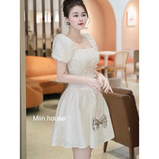 Váy ren hồ điệp vát eo 2 tầng