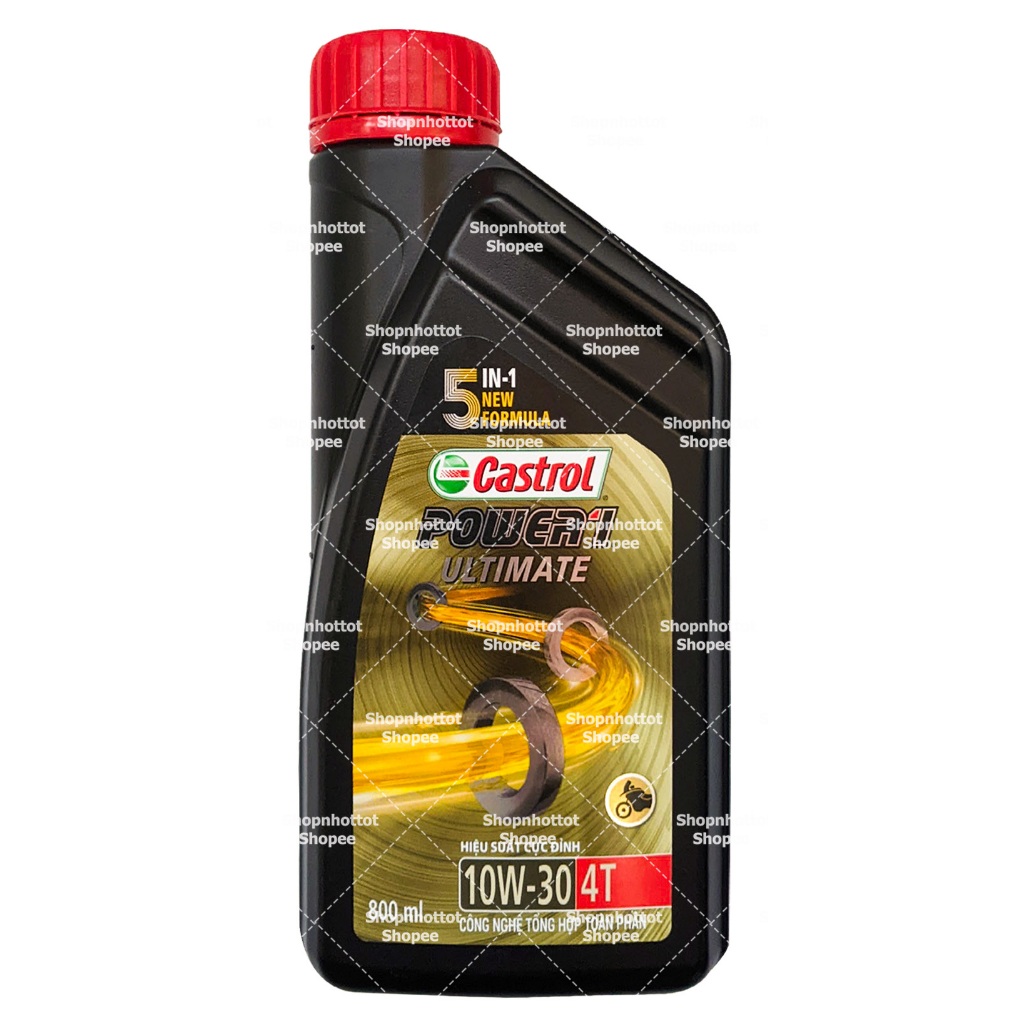 Dầu Nhớt Tổng Hợp Toàn Phần Xe Số Castrol Ultimate 10w30 800ml ( 0.8L) - ( NEW )