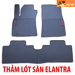 Thảm sàn, lót sàn cao su 3D cho #Hyundai Elantra 2016-2024(hàng cao cấp)