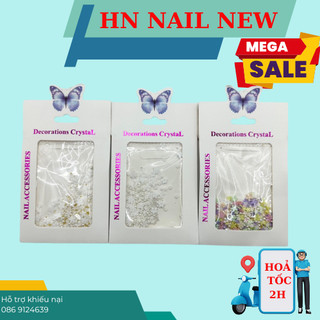 Set hoa nhí kèm bi trang trí móng hn nail new