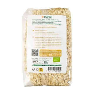 Yến mạch cán mỏng hữu cơ (instant) Markal 500g