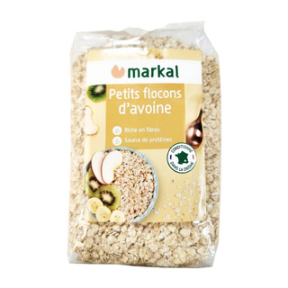 Yến mạch cán mỏng hữu cơ (instant) Markal 500g