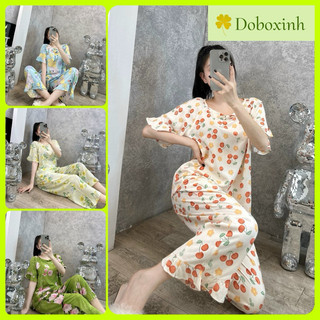 Đồ Bộ Tole Lanh Quần Dài Tay Lở, Bộ Lanh Nữ Mặc Nhà VNXK Chất Tole 2 Da Mềm Mát 40-68kg doboxinh