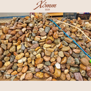 1kg đá cuội trang trí bể cá, tiểu cảnh sân vườn