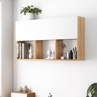 Tủ kệ gỗ treo tường gỗ MDF cao cấp phong cách NORDIC hiện đại tối giản kèm phụ kiện dễ dàng lắp ghép
