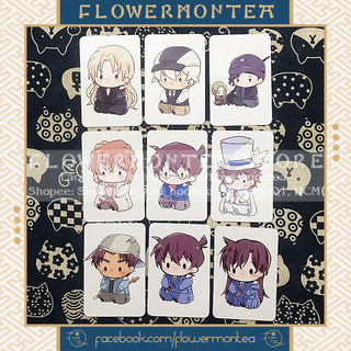 Set 9 thẻ hình | card hình bo góc - detective conan | thám tử lừng danh conan