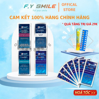 Miếng dán trắng răng Crest 3D White Glamorous ,Professional, Supreme Flexfit , Supreme Professional ,1 Hour
