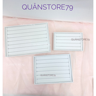Khay da pu đựng trang sức cao cấp nhìu kích cỡ decor shop Quânstore79