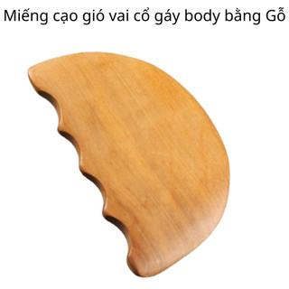 [ CẠO GIÓ BÀI ĐỘC VAi GÁY] Miếng cạo gió vai cổ gáy, masssage vai, body, spa,gỗ hương, êm tiếp diện rộng, rất thơm