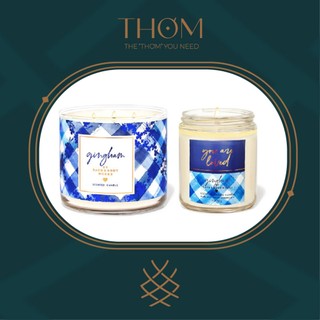 Gingham | nến thơm 3 bấc 411gr 1 bấc 198g bath and body works 3 wick scented candles