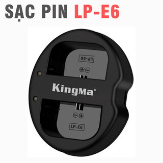 Đế sạc pin máy ảnh canon LP-E6 sạc 2 pin đồng thời