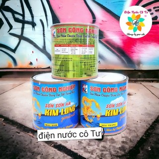 Sơn công nghiệp lót kẽm sơn sắt mạ kẽm 1Kg Kim Long