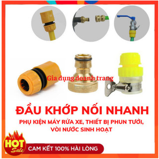 Khớp nối nhanh lắp đầu cấp nước vào cho máy rửa xe