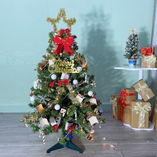 Cây Thông Noel Mini Cao 90cm Trang Trí Giáng Sinh Có Phụ Kiện Kèm Theo Cây Thông Hàng Việt Nam Cao Cấp TNQC