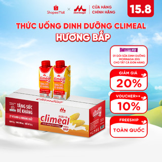 Climeal - Thức uống dinh dưỡng - Thùng 24 hộp 190ml - Hương ngô