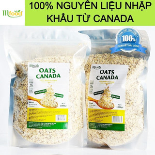 Yến mạch nguyên hạt canada túi 1kg