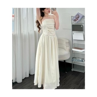Váy dáng dài phong cách Hàn Quốc xixeoshop v950 Nữ Dress Women Kaki