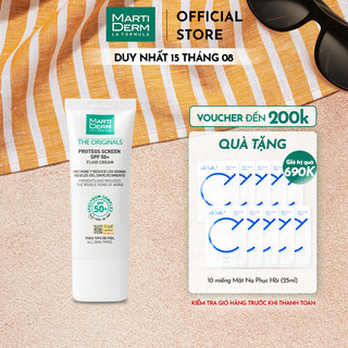 Kem Chống Nắng Phổ Rộng Toàn Diện Ngừa Lão Hóa Martiderm The Originals Proteos Screen SPF50+ 40ml