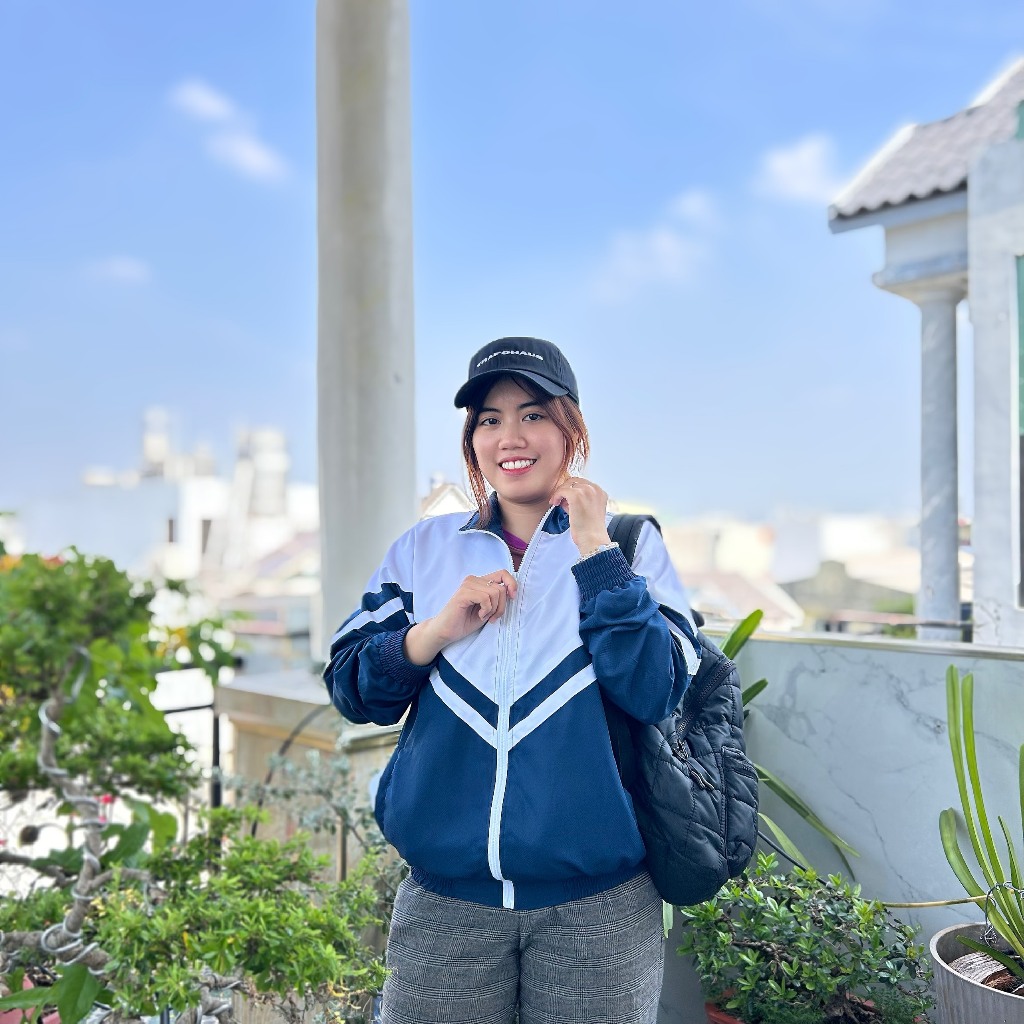 Áo Khoác Đồng Phục Học Sinh,Sinh Viên,vải dù 2 lớp, khóa kéo cao cấp, màu xanh đen phối trắng,nhận in LOGO | BigBuy360 - bigbuy360.vn