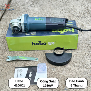 Máy Mài Góc Habo H100C1 Công Suất Lớn 1250W Sử Dụng Đá 100 Chuẩn Dây Đồng Bảo Hành 6 Tháng