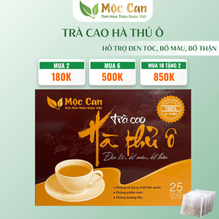 Trà Cao Hà Thủ Ô Mộc Can bổ thận bổ máu đen tóc, cải thiện tình trạng bạc tóc sớm, rụng tóc, hói đầu