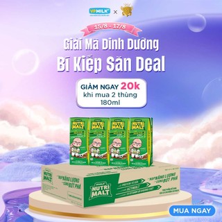 Sữa tiệt trùng VPMilk Nutrimalt Vị Cacao Mầm Lúa Mạch