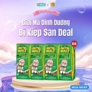 Sữa tiệt trùng VPMilk Nutrimalt Vị Sữa Cacao Mầm Lúa Mạch