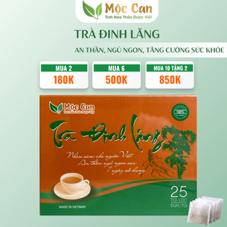 Trà Đinh Lăng Mộc Can hỗ trợ ngủ ngon sâu giấc, an thần giảm stress, tăng tuần hoàn não