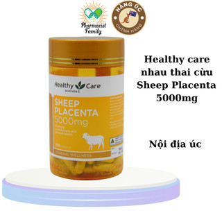 Nhau Thai Cừu [Úc] Sheep Placenta Healthy Care 5000mg - 100 viên