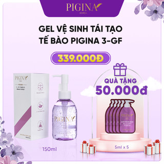 [CHÍNH HÃNG] Dung dịch vệ sinh tái tạo tế bào Pigina 150ml - tặng ngay 05 gói gel DDVS Pigina, giá 50k