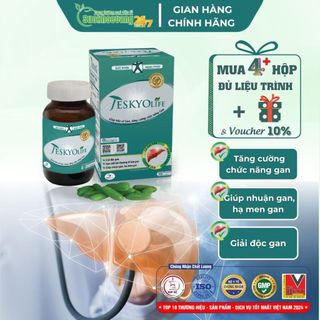 Viên uống USADENALI JeskyoLife tăng cường chức năng gan, nhuận gan, hạ men gan, giải độc gan do dùng rượu bia - Hộp 30V
