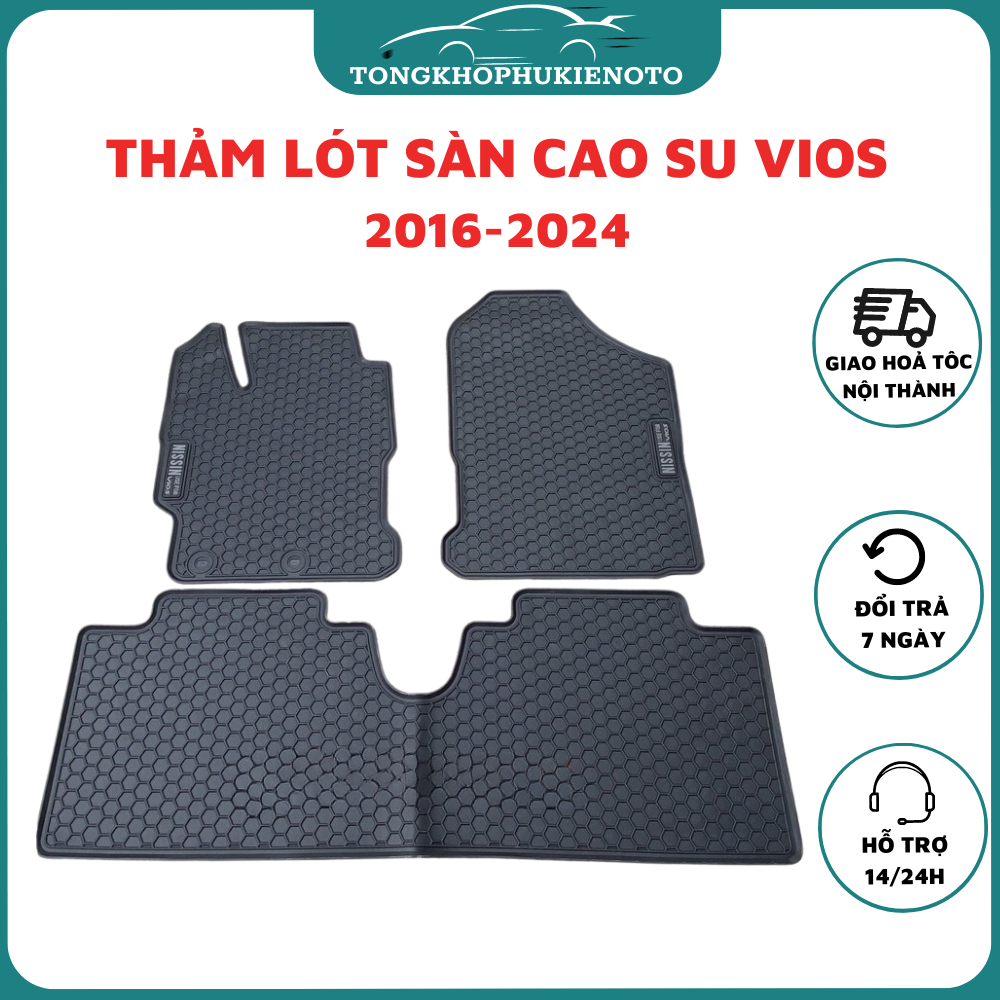 Thảm LÓT SÀN Xe Toyota Vios 2016 => 2025