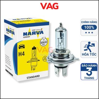 Bóng đèn pha h4 narva 12v 60/55w chính hãng của đức