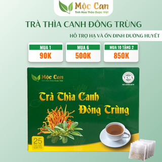 Trà Đông trùng Dây Thìa Canh Mộc Can Hạ và Ổn Định Đường Huyết, Ngăn Biến Chứng Tiểu Đường