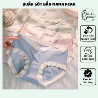 Quần lót Bầu MAMA KIAN nhập QC cao cấp siêu kháng khuẩn, quần lót bà bầu chất tăm siêu mềm mại, quần chip thoáng mát