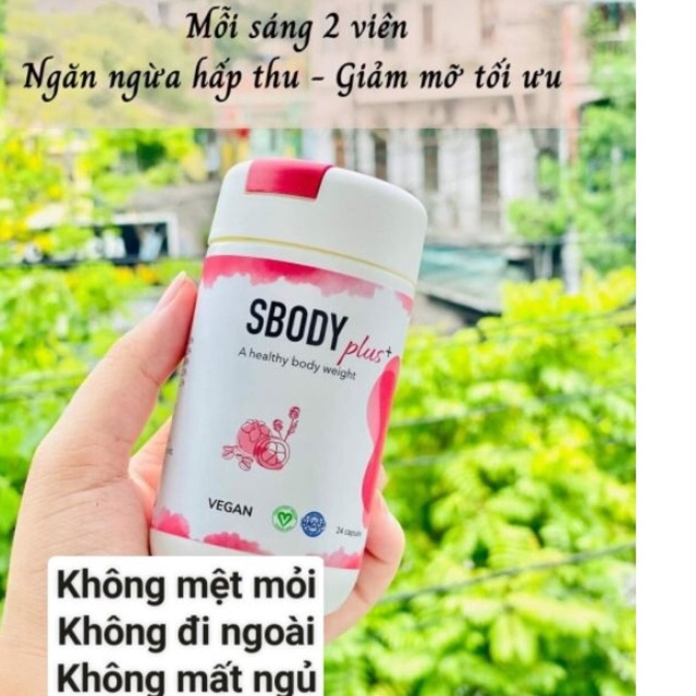 (Chuẩn Chính Hãng) Siêu Giảm Cân SBODY PLUS - 24 viên