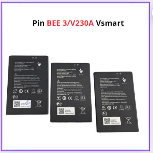 Pin vsmart bee 3/v230a mới chất lượng tốt