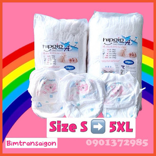 Combo 50-100 miếng tả quần hipgig a loại 1 cho bé đủ size m đến 6xl