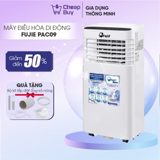 Máy lạnh di động đứng 9000 BTU FujiE nhập khẩu, điều hòa di động mini kết nối wifi điều khiển từ xa đa năng