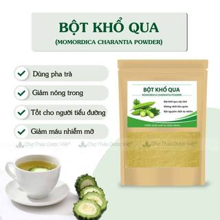 Bột khổ qua 500g, bột mướp đắng nguyên chất, thơm, mịn, giảm mụn, mờ thâm, dưỡng da, ngừa tiểu đường